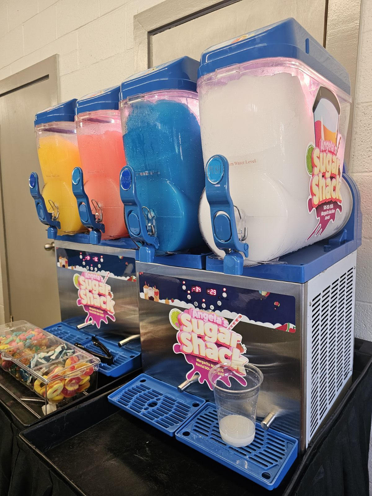 frozen drink machines setup